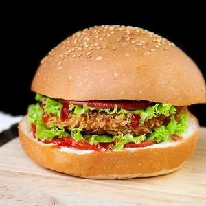 Hình ảnh Hamburger tôm