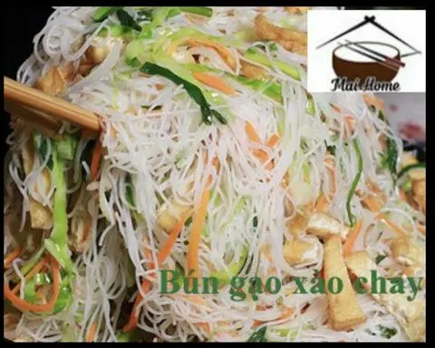 Hình ảnh Bún gạo rau củ