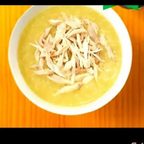 Hình ảnh Cháo em bé gà xé