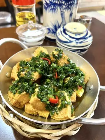 Hình ảnh Đậu hũ mắm hành