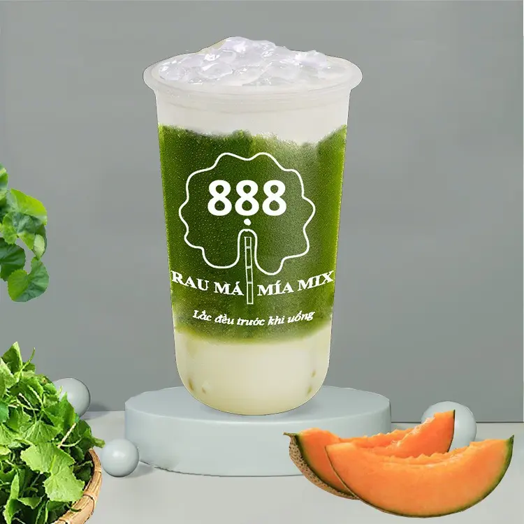 Hình ảnh Rau Má Mix Dưa Lưới 