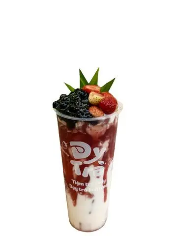 Hình ảnh Sữa chua dâu tây