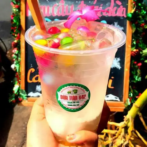 Hình ảnh Dừa tươi trân châu dừa