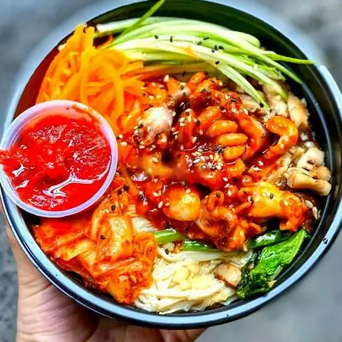 Hình ảnh Cơm trộn bạch tuộc