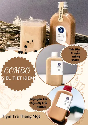 Hình ảnh Combo 2 TRÀ SỮA CHAI 250ML