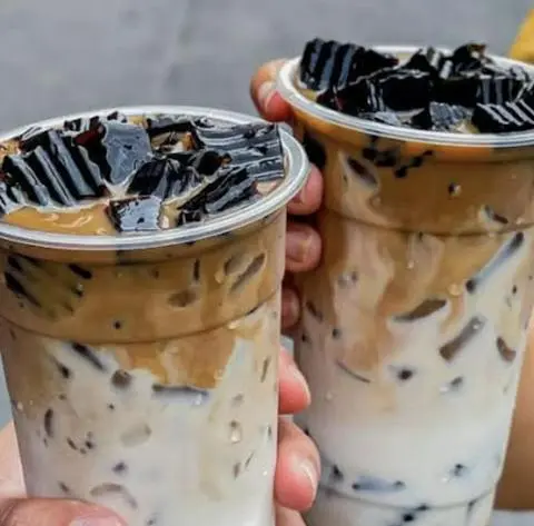 Hình ảnh Cà phê sữa tươi sương sáo