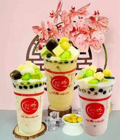 Hình ảnh Trà sữa gạo Junichiro đặc biệt full topping