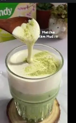 Hình ảnh matcha kem muối