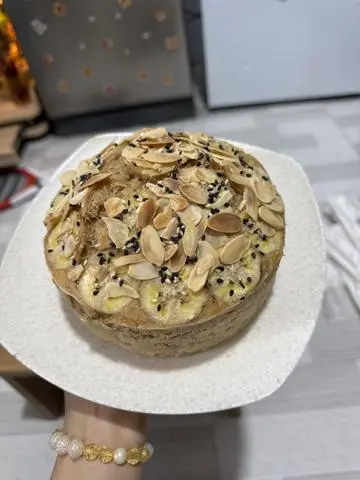 Hình ảnh Bánh Chuối Hạnh Nhân Yến Mạch