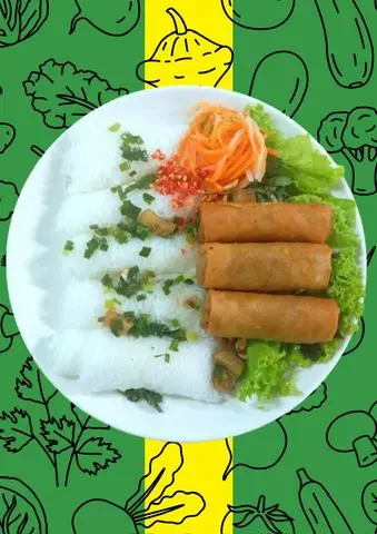 Hình ảnh Bánh Hỏi Chả Giò 