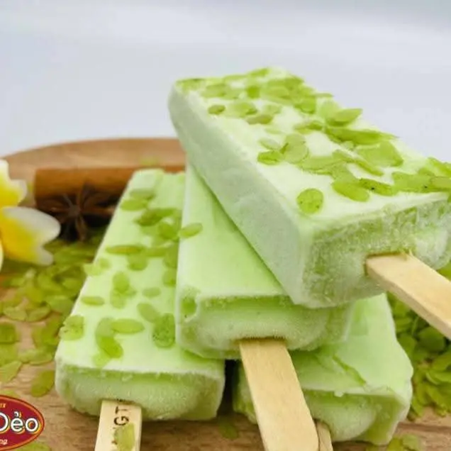 Hình ảnh Kem dẻo Tràng Tiền vị cốm ( 1 cây )