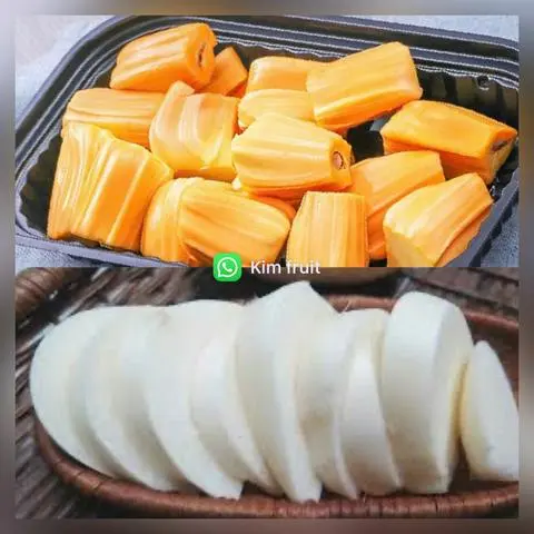 Hình ảnh Mít thái - củ sắn - kèm muối tôm