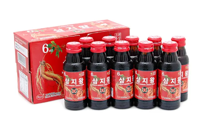 Hình ảnh Nước Hồng Sâm Linh Chi (Hộp 10 Chai)