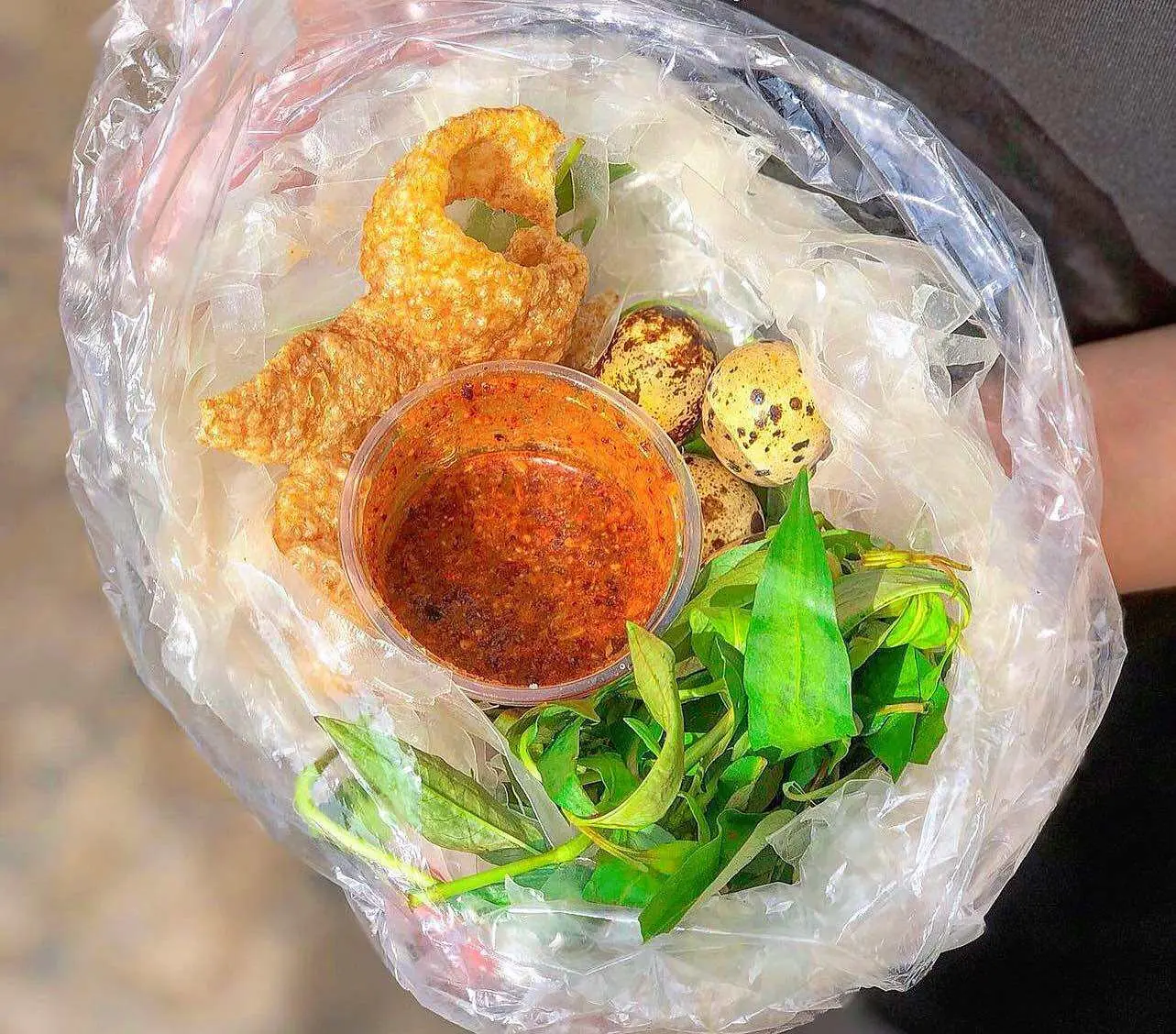 Hình ảnh Bánh tráng chấm