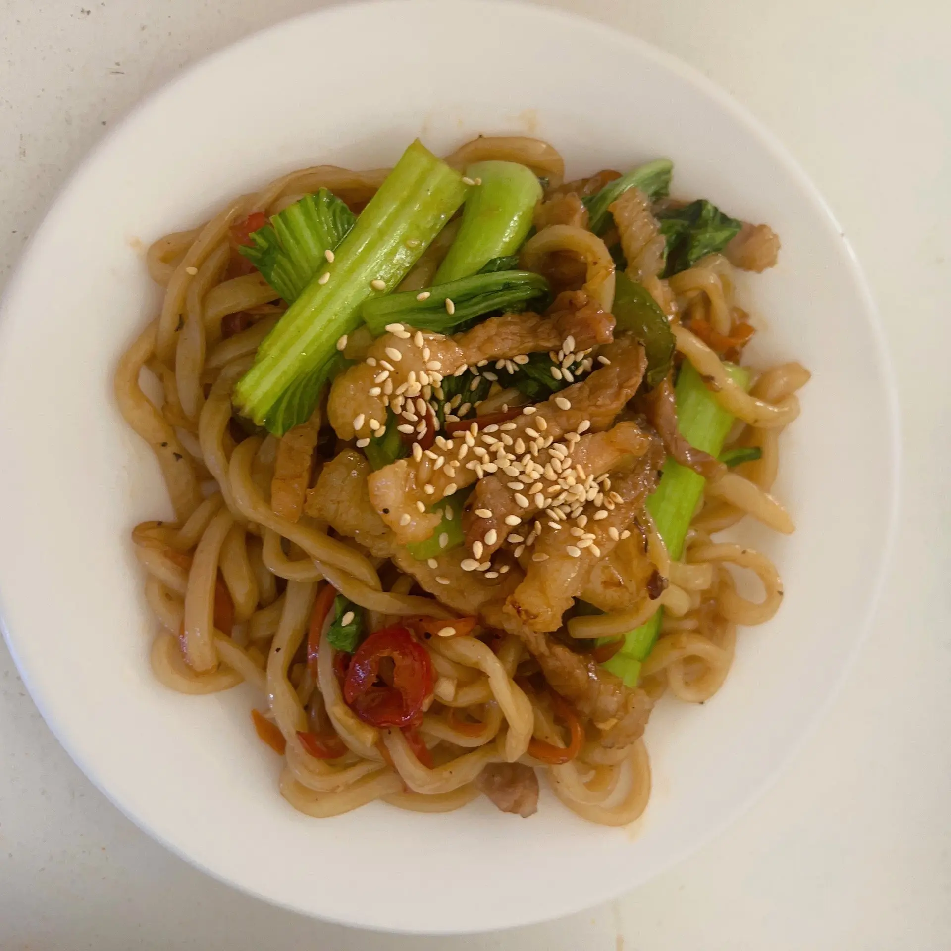 Hình ảnh Mì Xào Thịt Heo Bulgogi Hàn Quốc