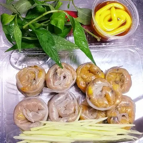 Hình ảnh Bánh tráng lụi sốt me bơ
