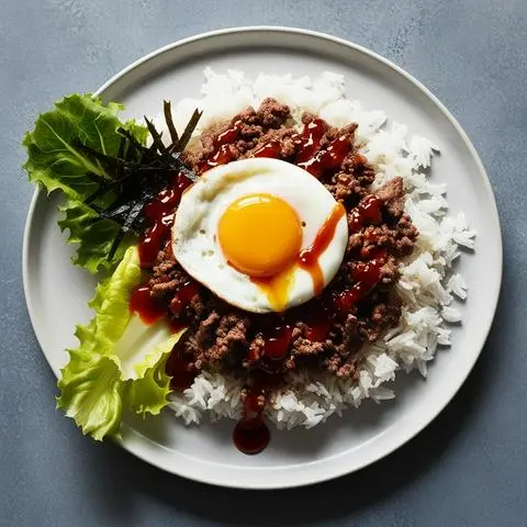 Hình ảnh Cơm Bò bằm Tereyaki Nhật Bản