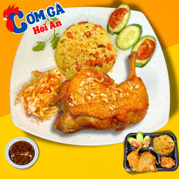 Hình ảnh Cơm dương châu góc tư lớn