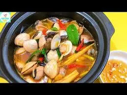 Hình ảnh nghêu hấp thái