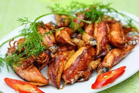 Hình ảnh Mực Sốt Me + Cơm