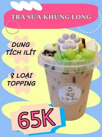 Hình ảnh Trà sữa full topping 