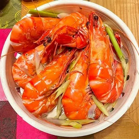 Hình ảnh Tôm Hấp To Ngon 1 Con