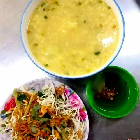 Hình ảnh Cháo không - gỏi - không có gà