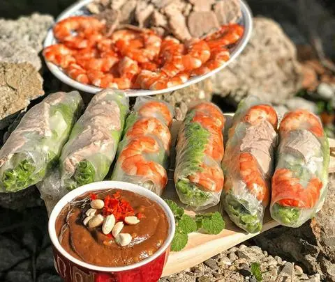 Hình ảnh Combo 5 gỏi cuốn tôm thịt