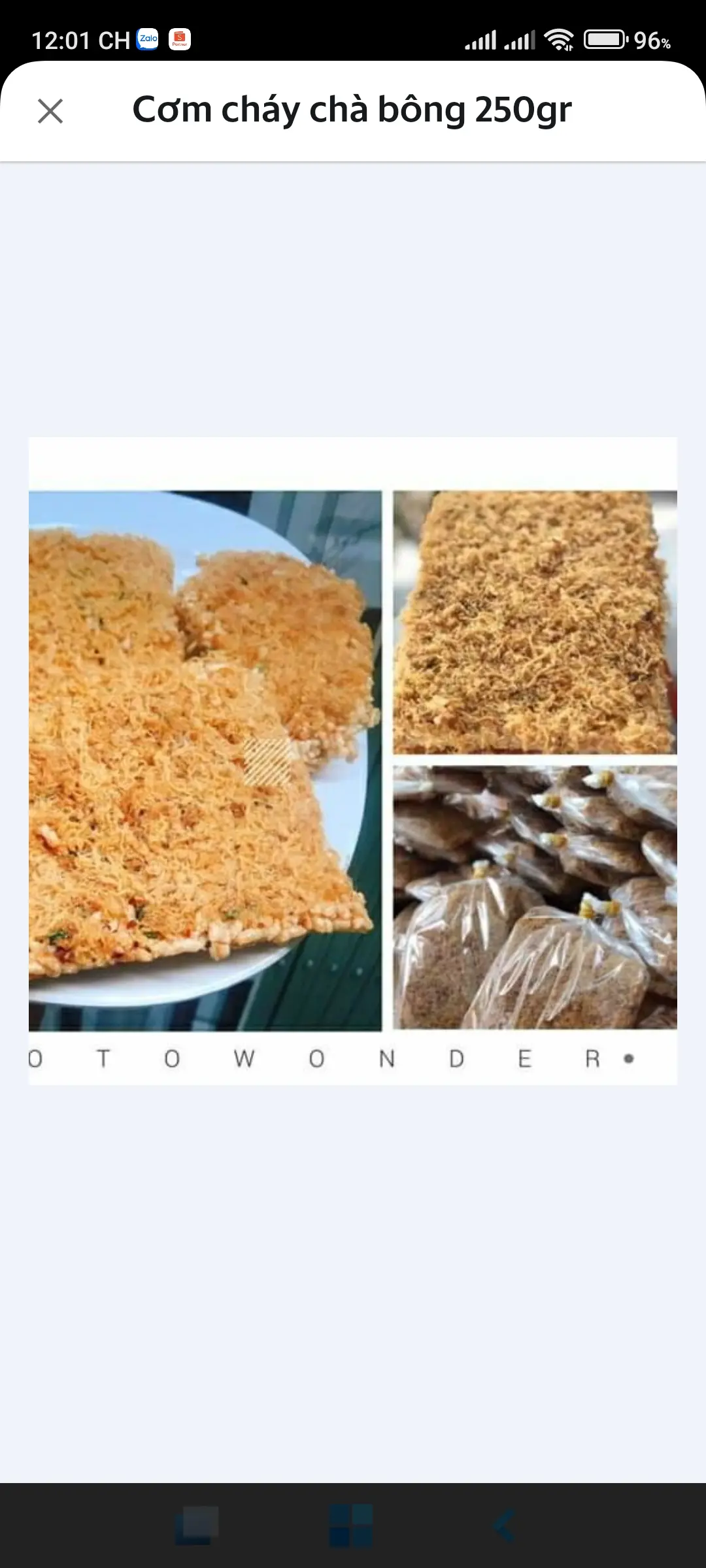 Hình ảnh Cơm cháy chà bông - 250gr