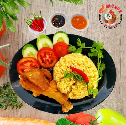 Hình ảnh Gà xối mỡ thêm (không cơm)