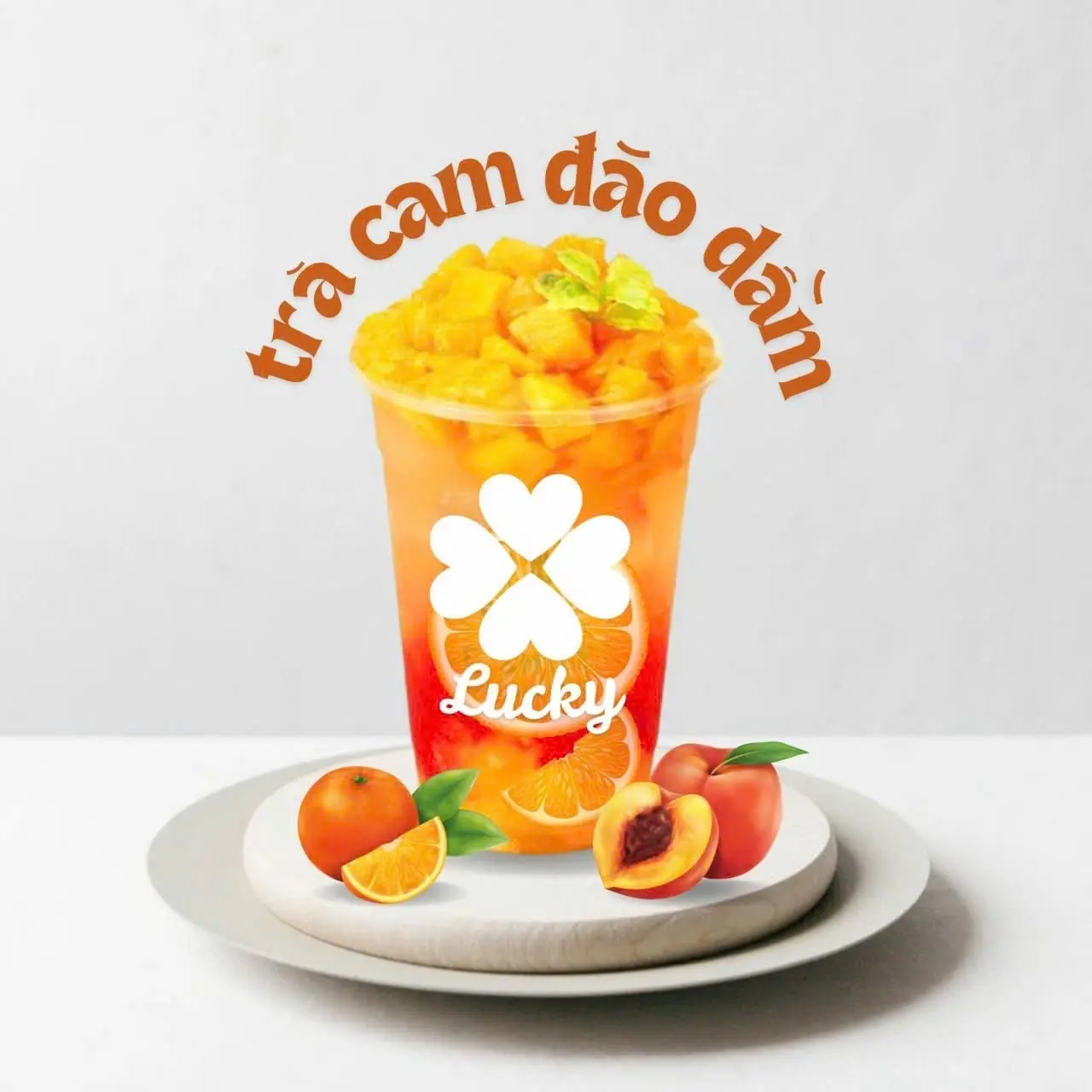 Hình ảnh Trà Cam Đào Dầm