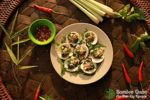 Hình ảnh Sò điệp mỡ hành
