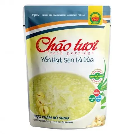 Hình ảnh Cháo yến hạt sen lá dứa