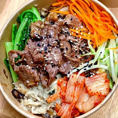 Hình ảnh Cơm trộn bò cay