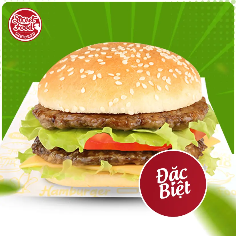 Hình ảnh Burger Bò Đặc Biệt
