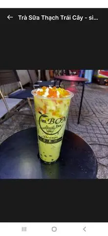 Hình ảnh Trà sữa thạch trái cây
