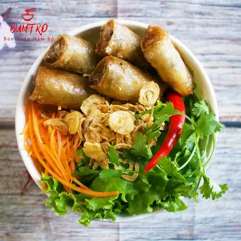 Hình ảnh Bún Trộn Nem Rán