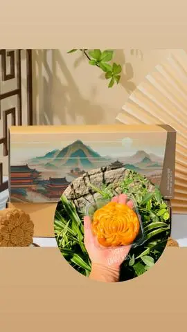 Hình ảnh set hộp  2 bánh trung thu 
