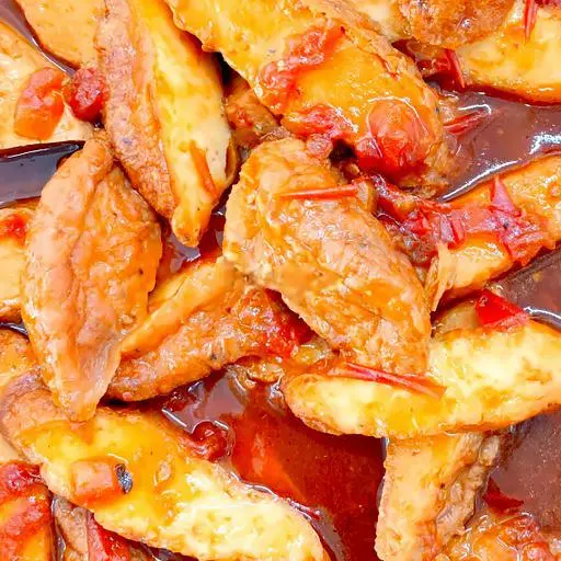 Hình ảnh Cơm chả cá sốt cà chay