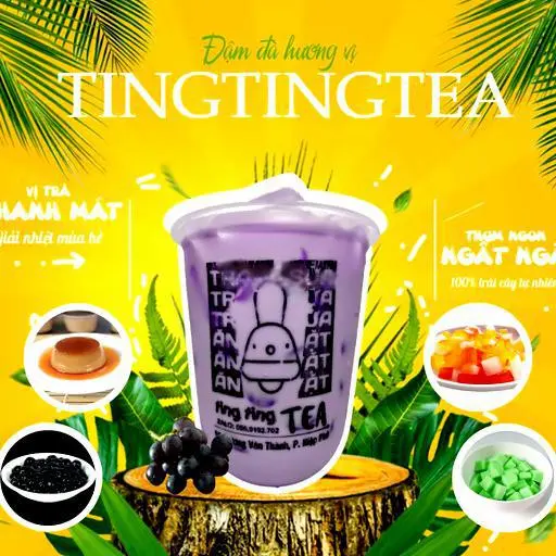 Hình ảnh Combo Full Topping Trà Sữa Nho