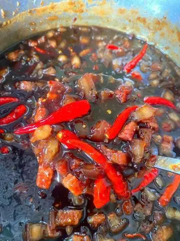 Hình ảnh Mắm Ruột Kho Ba Chỉ 500g