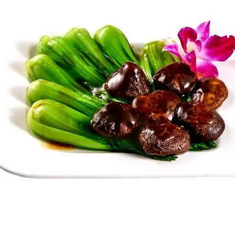 Hình ảnh Cải thìa sốt nấm đông cô chay