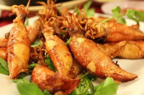 Hình ảnh Mực chiên mắm