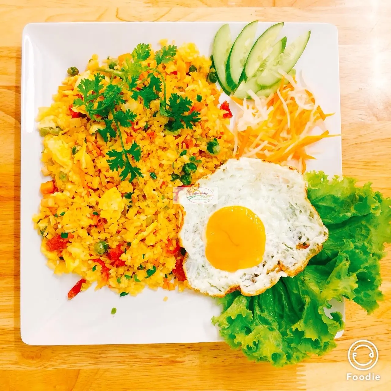 Hình ảnh Cơm Chiên Dương Châu + Trứng Chiên