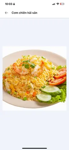 Hình ảnh Cơm chiên tôm mực