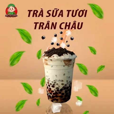 Hình ảnh Sữa tươi trân châu đường đen