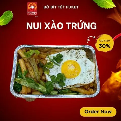 Hình ảnh Nui xào trứng