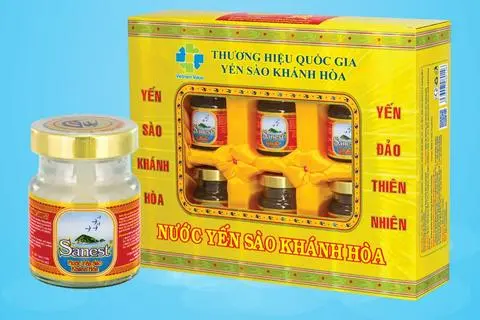 Hình ảnh Nước yến Khánh Hòa Sanest Hộp 6 lọ Thường 