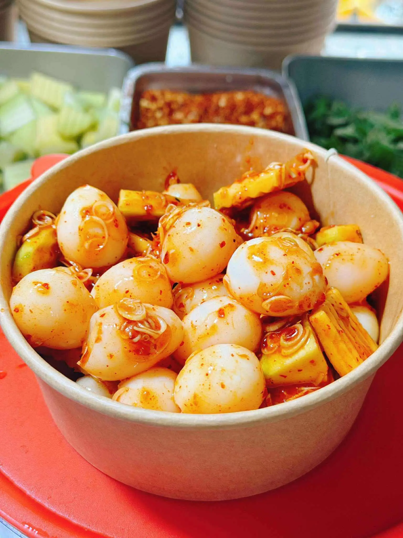 Hình ảnh Rút xg mix trứng cút không xoài 