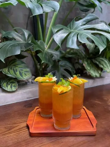 Hình ảnh Trà Đào Cam Sả